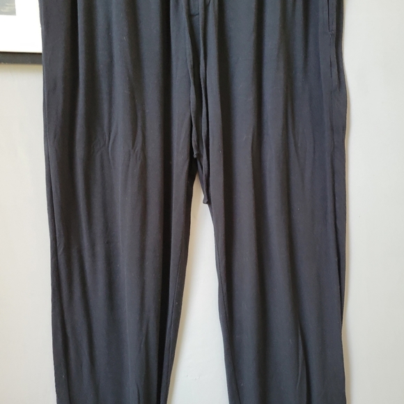 Eberjey Henry Modal Tencel Pajama Lounge Bottoms Pants Black L - Picture 4 of 12